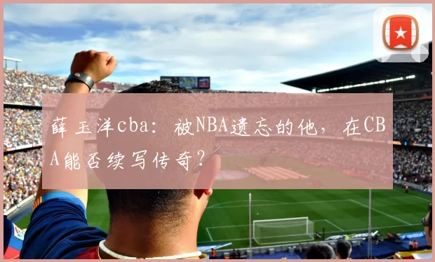 薛玉洋cba:被NBA遗忘的他,在CBA能否续写传奇?